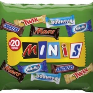 Mars surtido chocolatinas mini 400g reseña