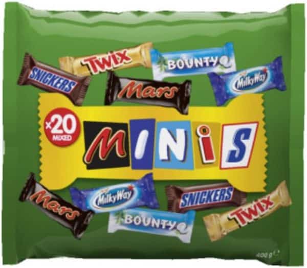 Mars surtido chocolatinas mini 400g reseña